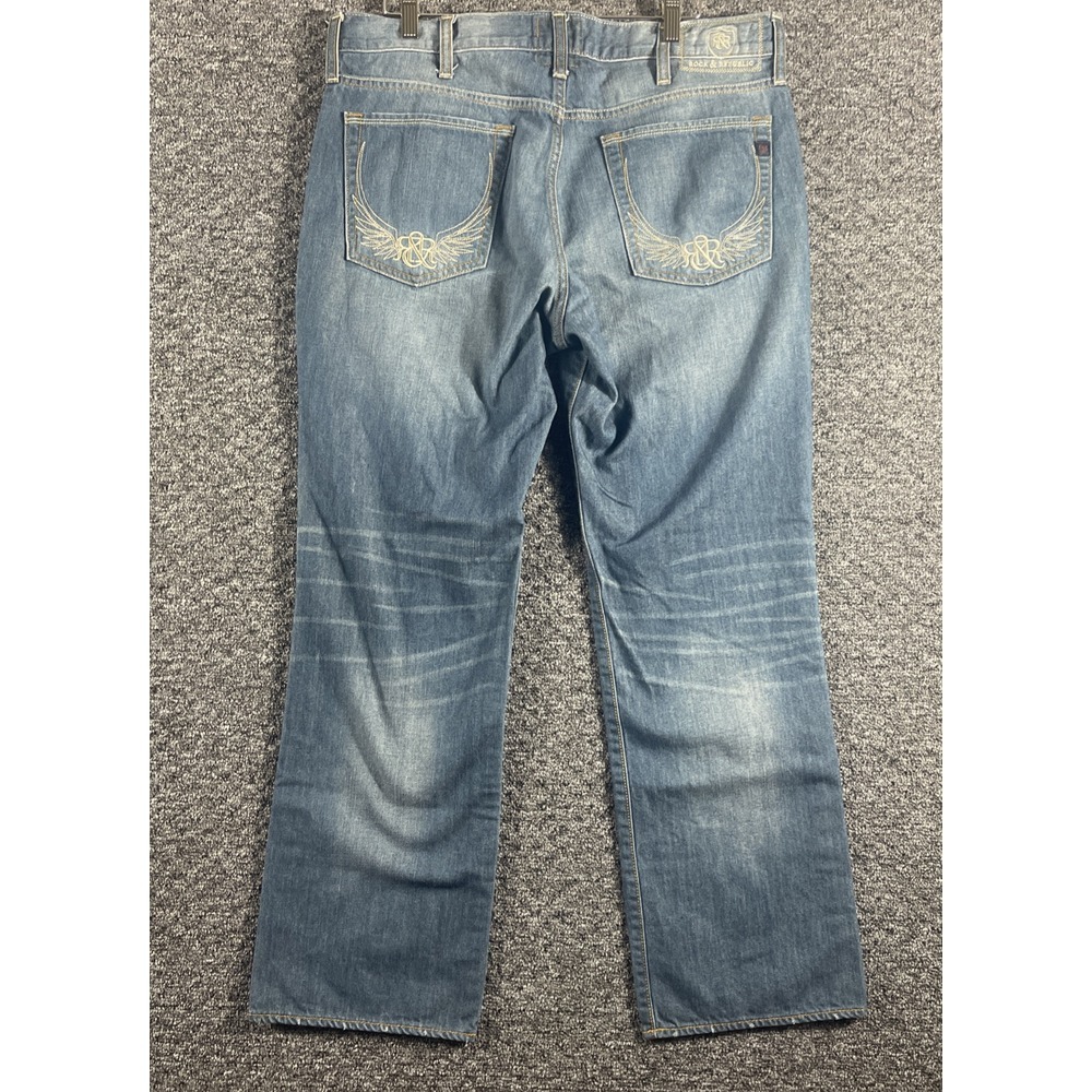 Rock & Republic Blue Relaxed Men Jeans